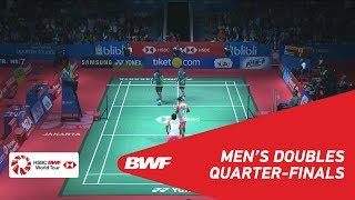【動画】リャオ・ミンチュン・蘇敬恒 VS ベリー・アングリアワン・ハルディアント・ハルディアント インドネシアオープン2018 準々決勝