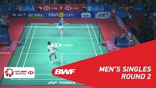 【動画】アンダース・アントンセン VS リー・チョンウェイ インドネシアオープン2018 ベスト16