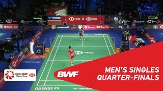 【動画】周天成 VS ソン・ワンホ デンマークオープン2018 準々決勝