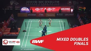 【動画】郑思维 VS 王懿律 福州中国オープン2018 決勝