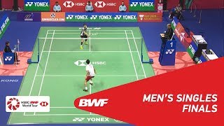 【動画】ソン・ワンホ VS 西本拳太 香港オープン2018 決勝