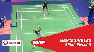 【動画】西本拳太 VS リー・チェアック・イウ 香港オープン2018 準決勝