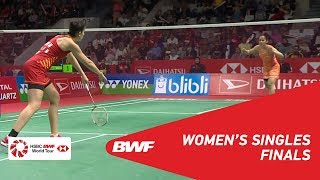【動画】サイナ・ネワール VS キャロリーナ・マリン インドネシアマスターズ2019 決勝