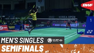 【動画】ジョナタン・クリスティー VS スリカンス・Ｋ 韓国オープン2022 準決勝